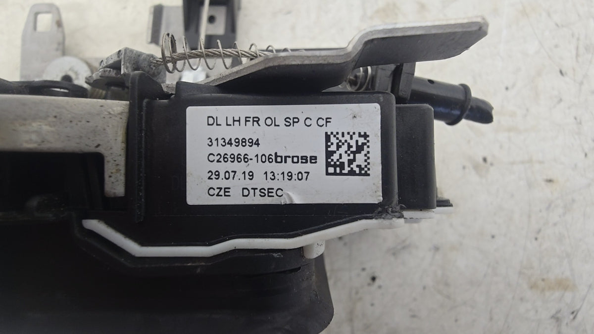 31349894 Genuine Volvo XC60 Front Passenger Door Lock Mechanism 2017-2025 — S60 S90 V60 V90 XC40 XC90