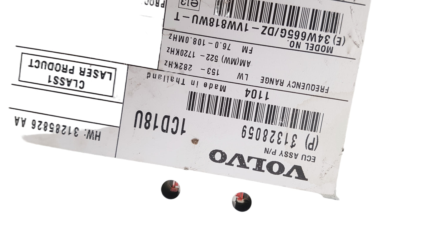 2006-2013 Volvo C70 S40 V50 CD Player 31328059