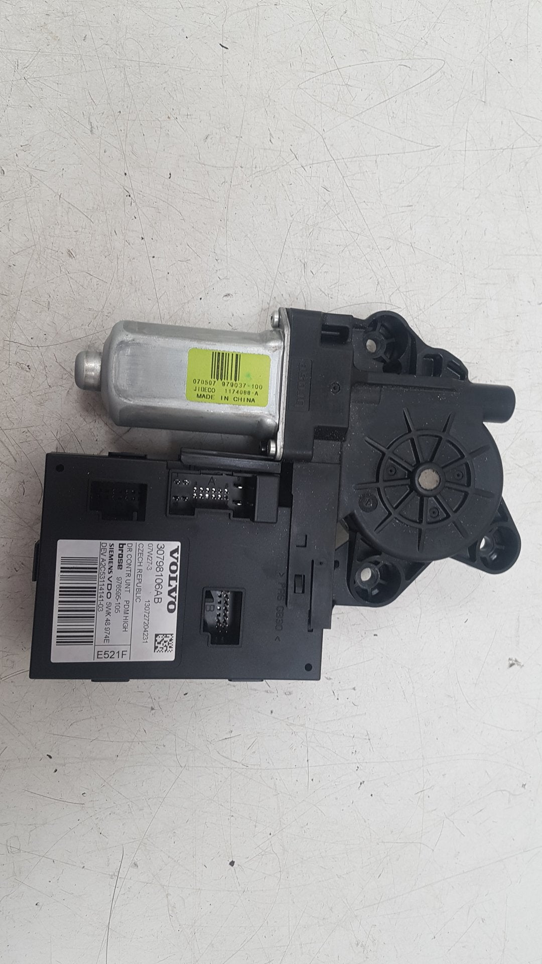 2004 - 2010 Volvo V50 Estate WINDOW REG MOTOR (PASSENGER SIDE FRONT) 30798106AB