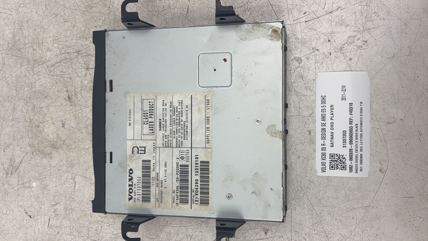 2007 - 2014 Volvo XC90 Estate SATNAV DVD PLAYER 31337203