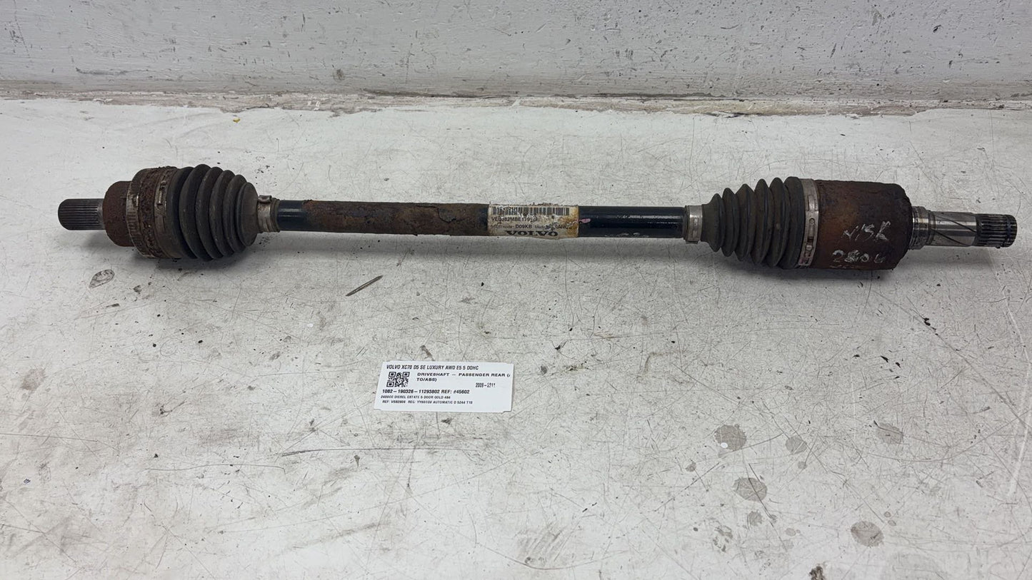 2010 Volvo XC70 Estate Left Rear Drive Axle 31259504