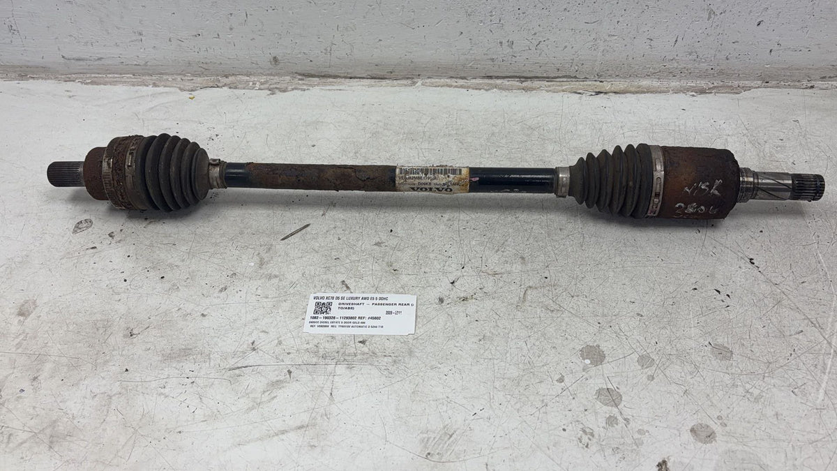 Volvo XC70 Left Rear Drive Axle Left Rear 2008-2016 31259504 12M Warranty