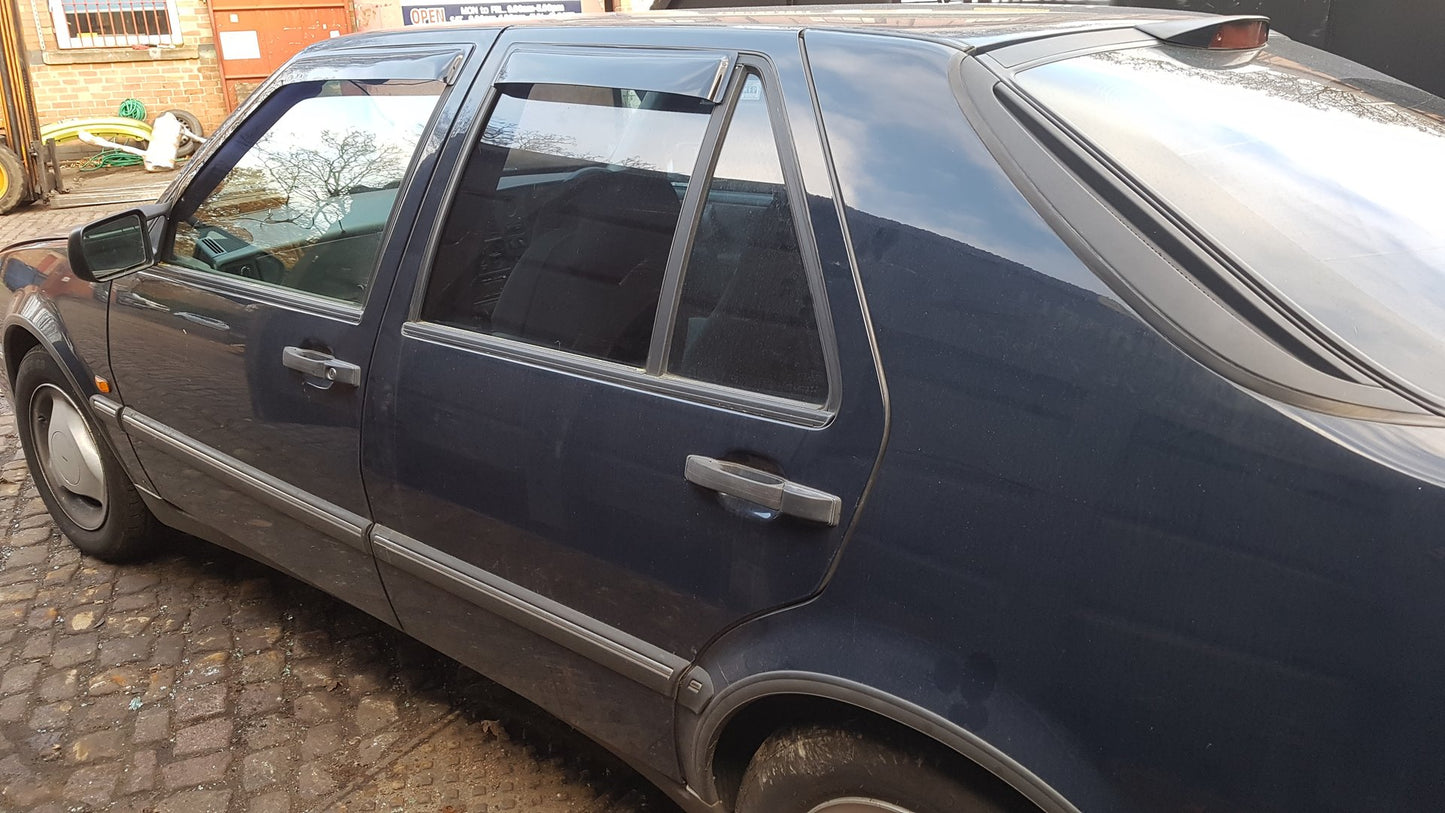 1992 - 1998 Saab 9000 Hatchback DOOR - BARE (REAR PASSENGER SIDE) EMBASSY BLUE 198