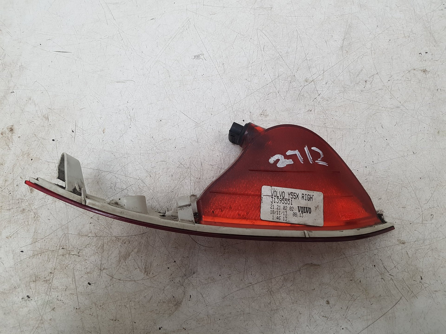 2012 - 2019 Volvo V40 Hatchback Rear Fog Light 31395551