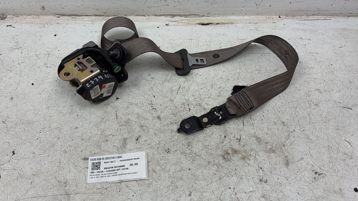 2002 - 2006 Volvo XC90 Estate Left Rear Seat Belt 30642796 601239800