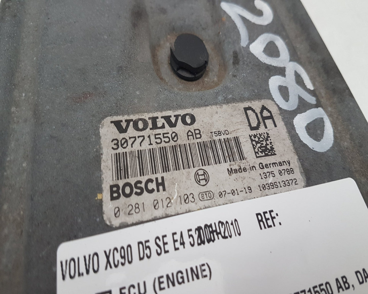 2012 - 2016 Volvo V40 Hatchback Engine ECU 30771550