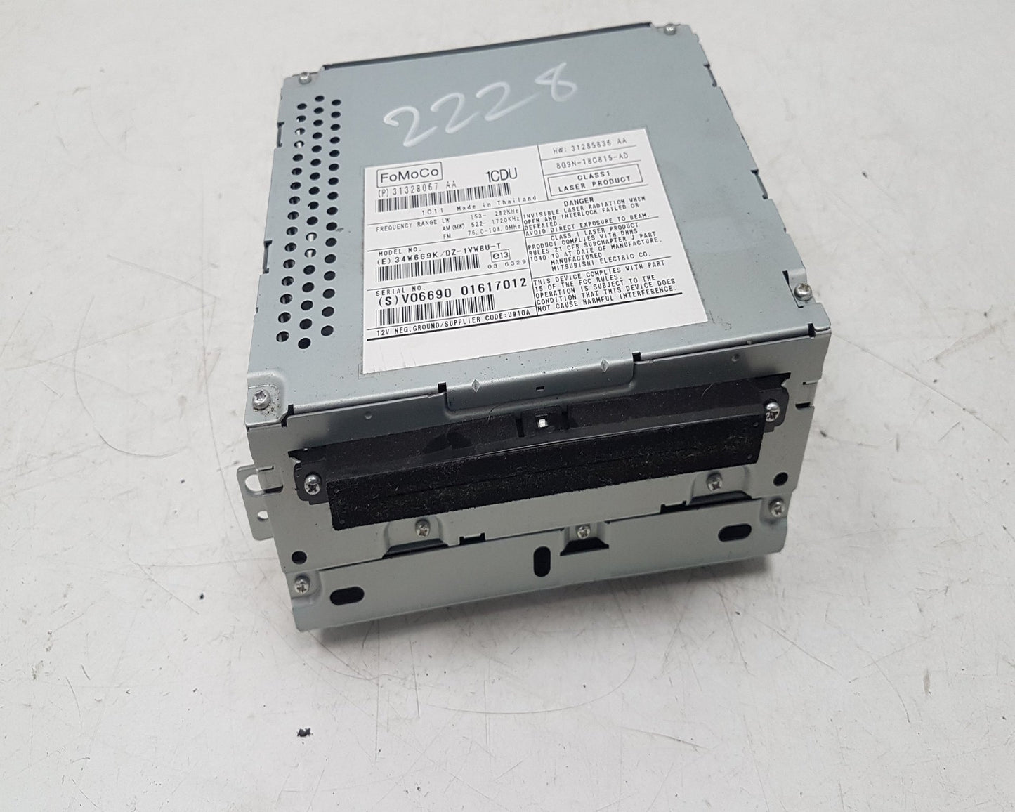 2010 - 2016 Volvo S80 Saloon CD Player 31328067