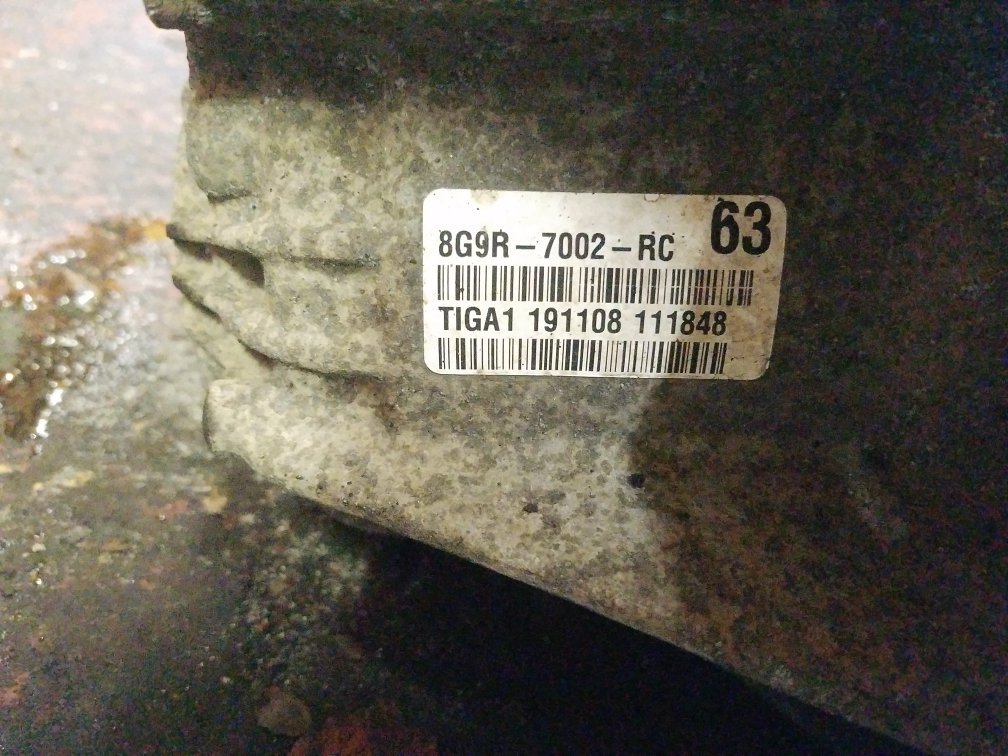 2008 - 2012 Volvo V70 Estate Manual Gearbox 8G9R-7002-RC