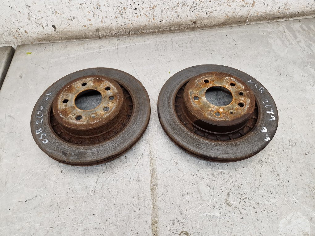 2001-2009 Saab 9-5 Rear Vented Brake Discs Pair 2.3 Petrol B235R