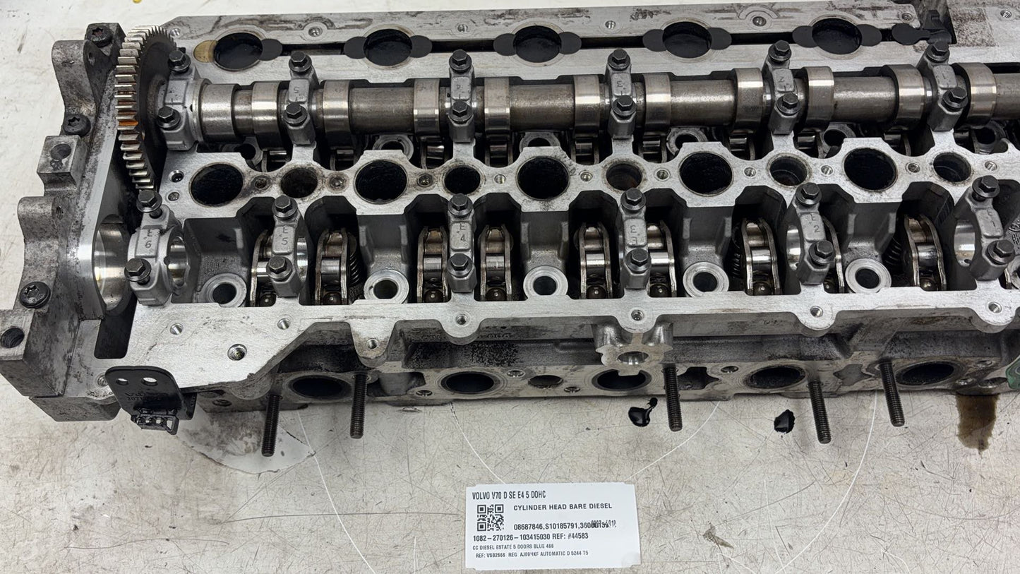 2007 - 2010 Volvo V70 Estate CYLINDER HEAD BARE DIESEL 08687846