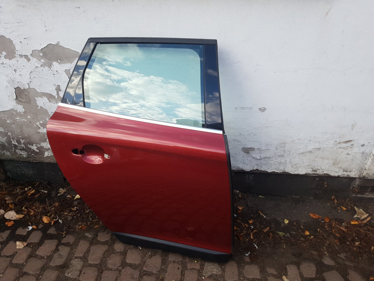 2008 - 2013 Volvo XC60 I 156 Estate Volvo XC60 Rear Right BARE Door Flamenco Red 702 Driver Side 2008-2017 31402418