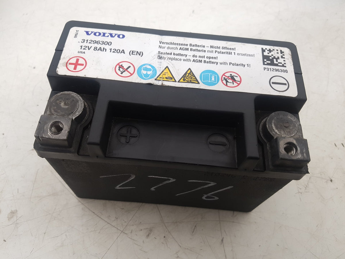 2010-2013 Volvo S60 D2 DRIVe Auxiliary Battery 31296300