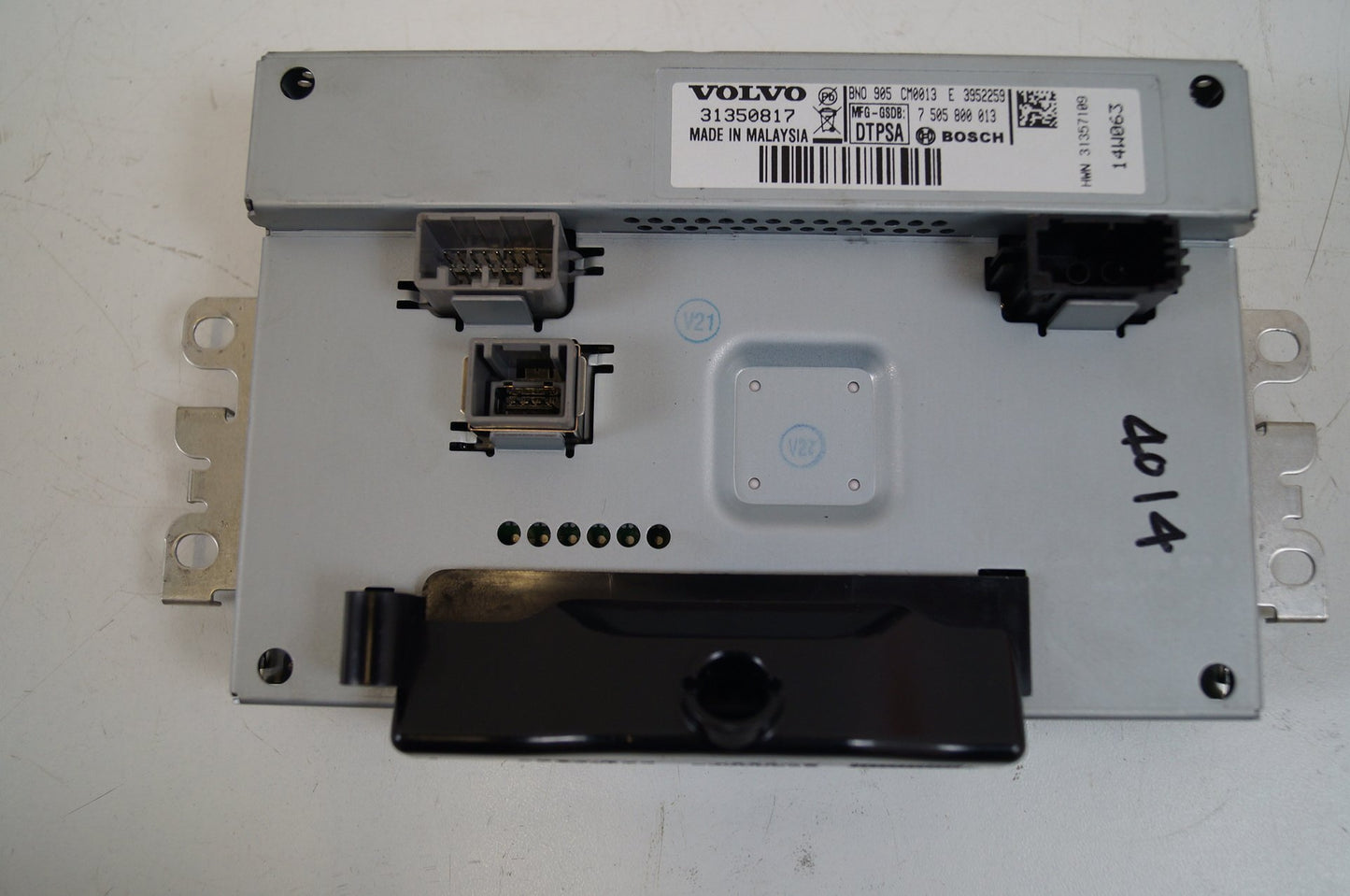 2014 Volvo V40 Hatchback Dash Display Unit 31350817