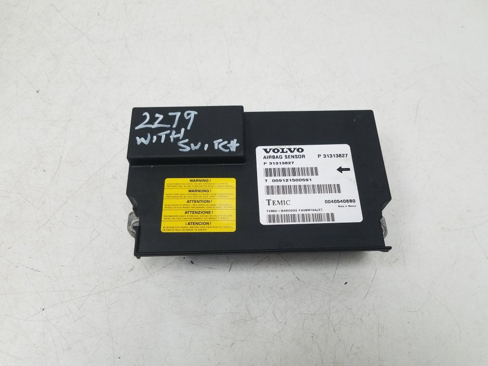 2009-2012 Volvo XC60 Airbag SRS Control Module 31313827