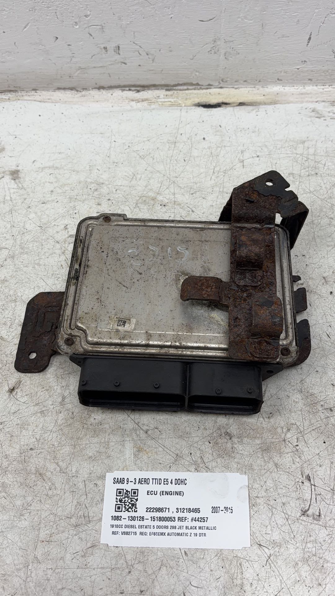 2010 Saab 9-3 Estate Engine ECU 22298671