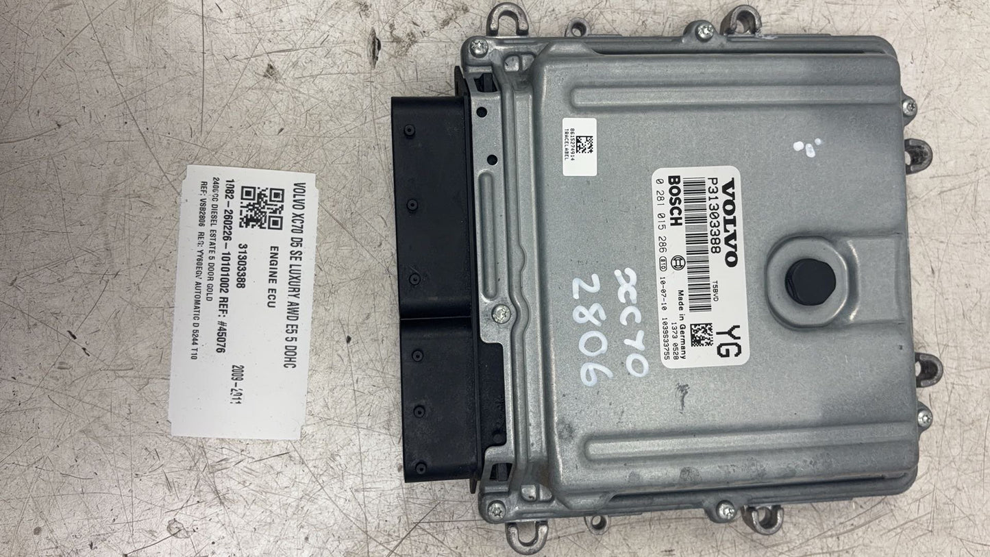 2010 Volvo XC70 Estate Engine ECU 31303388
