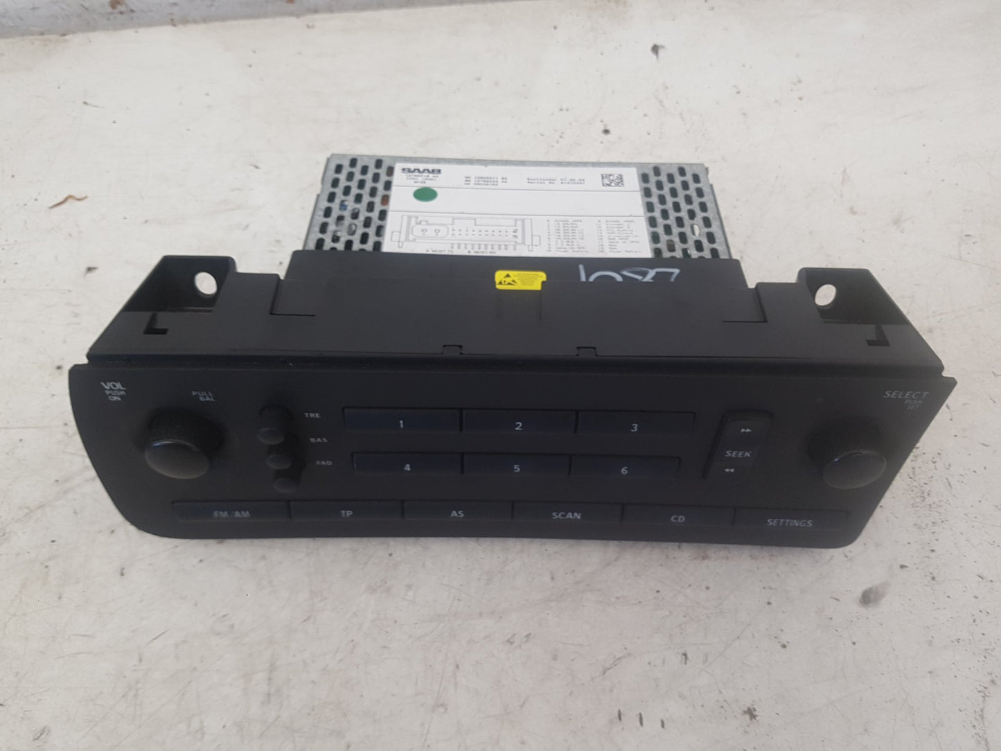 2005 Saab 9-3 Radio Controls 12768218 VRAC Grade A