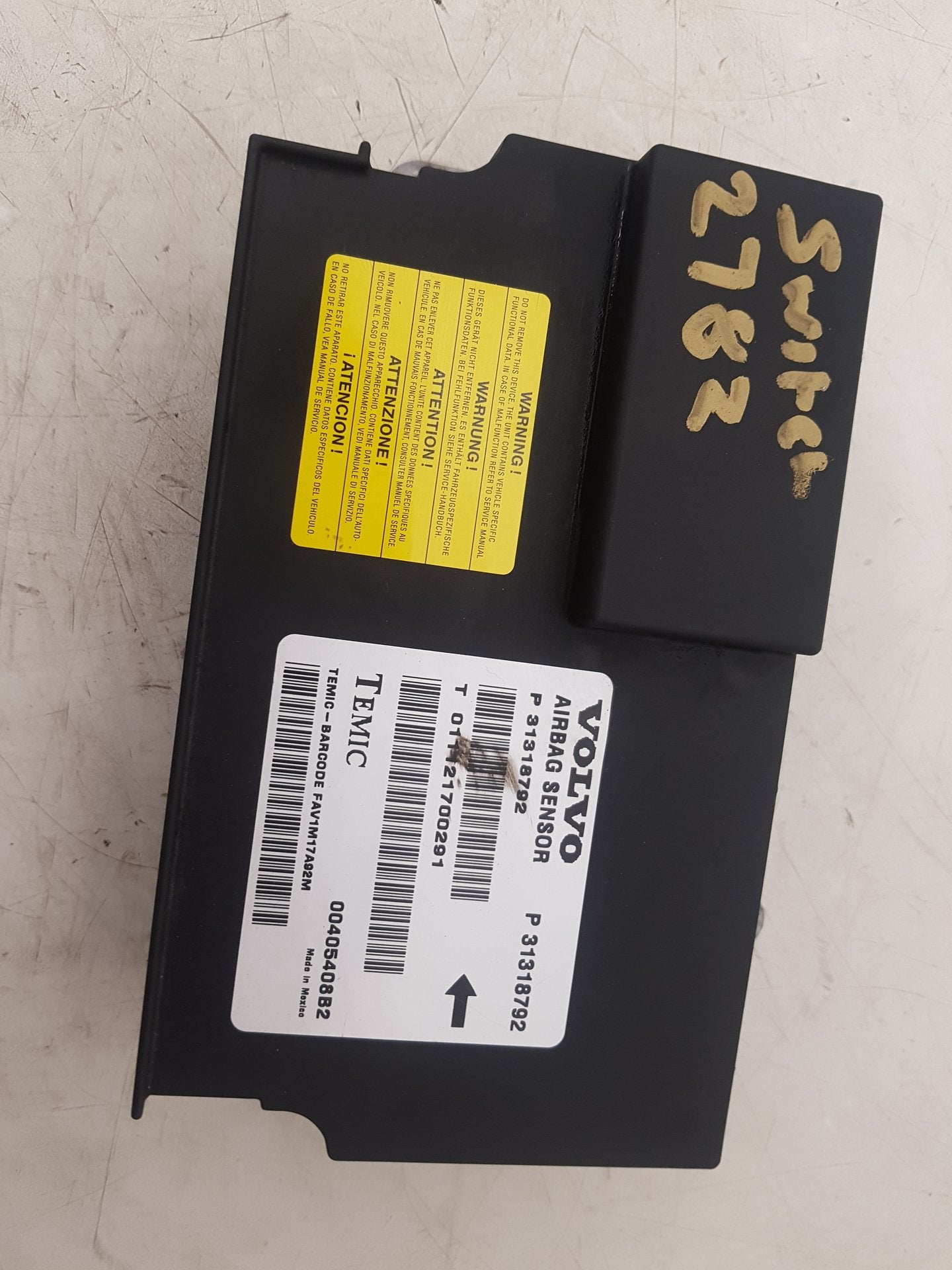 2010 - 2017 Volvo XC60 Estate Airbag Module 31318792