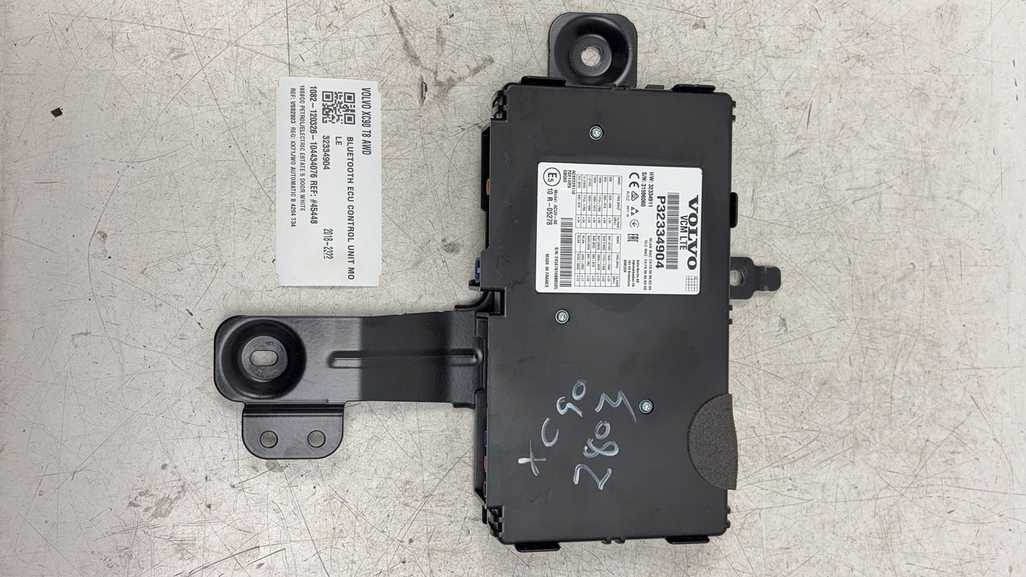 2016 - 2023 Volvo XC90 II 256 Estate BLUETOOTH ECU CONTROL UNIT MODULE 32334904