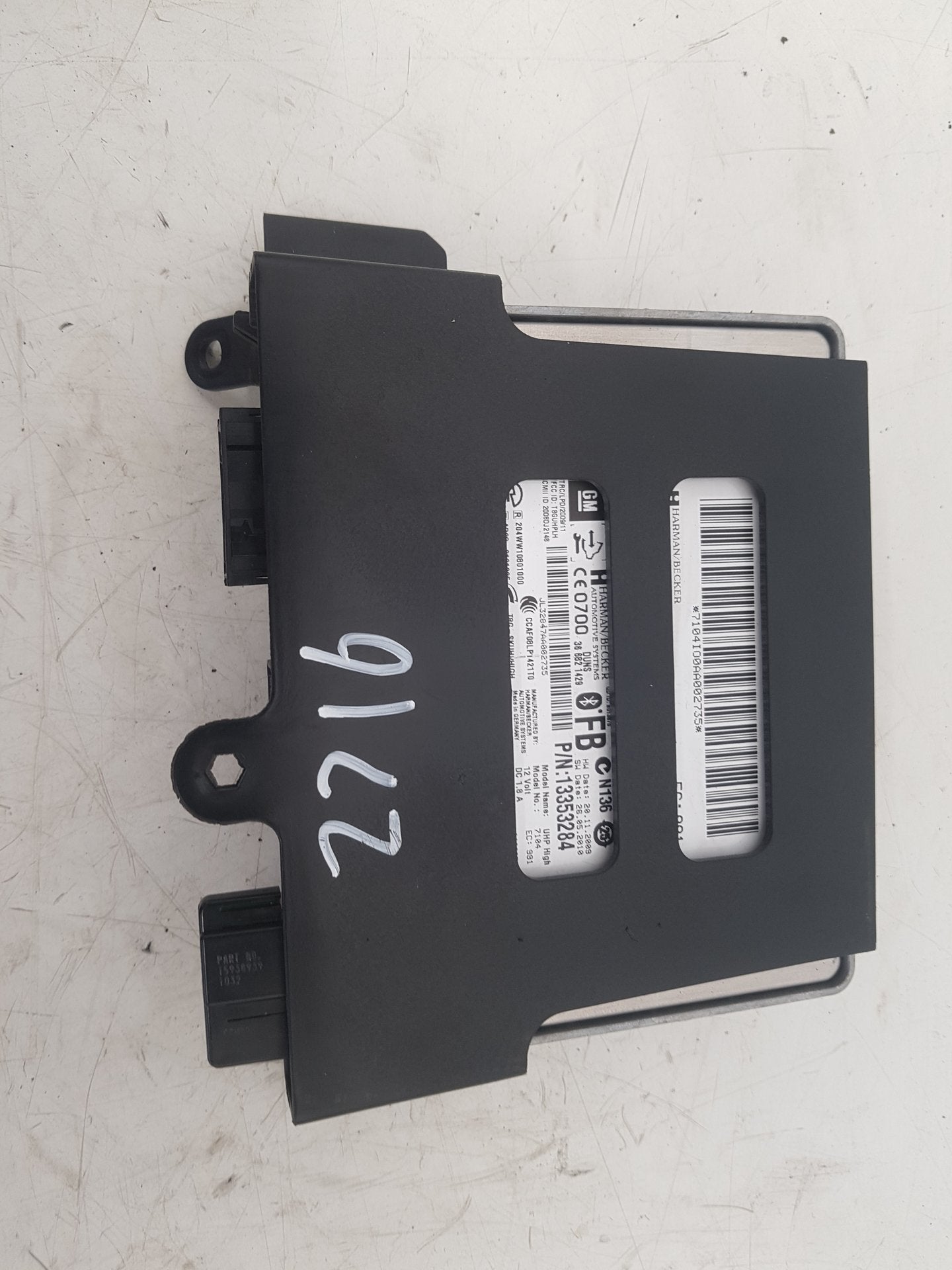 2010 - 2012 Saab 9-5 Saloon BLUETOOTH ECU CONTROL UNIT MODULE 13353284
