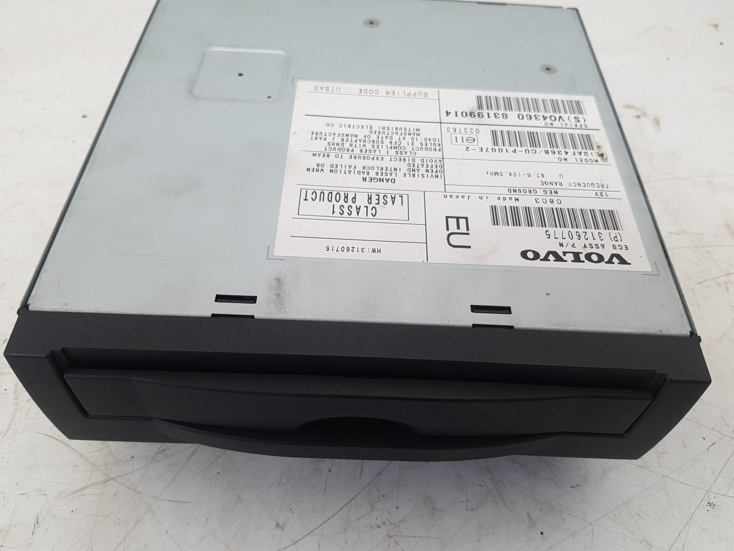 2007 - 2013 Volvo C70 Convertible SATNAV DVD PLAYER 31260775
