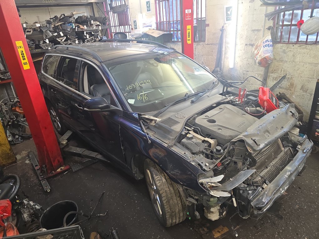 2015-2016 Volvo V70 III Rear Right Driver Door Bare Blue 467 32228897