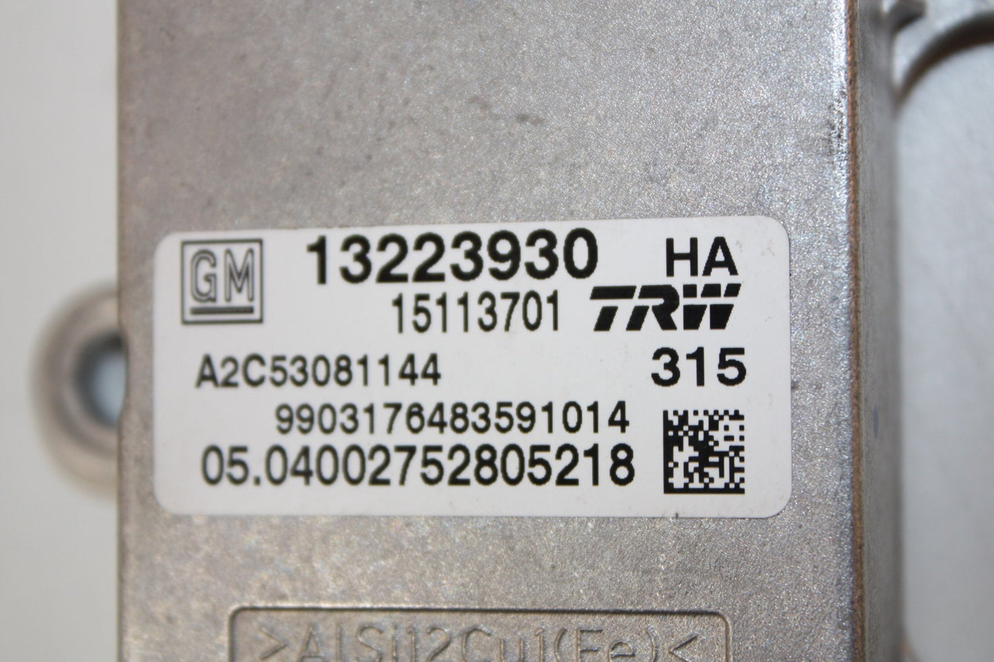 2006 - 2011 Saab 9-3 Estate YAW SENSOR 13223930