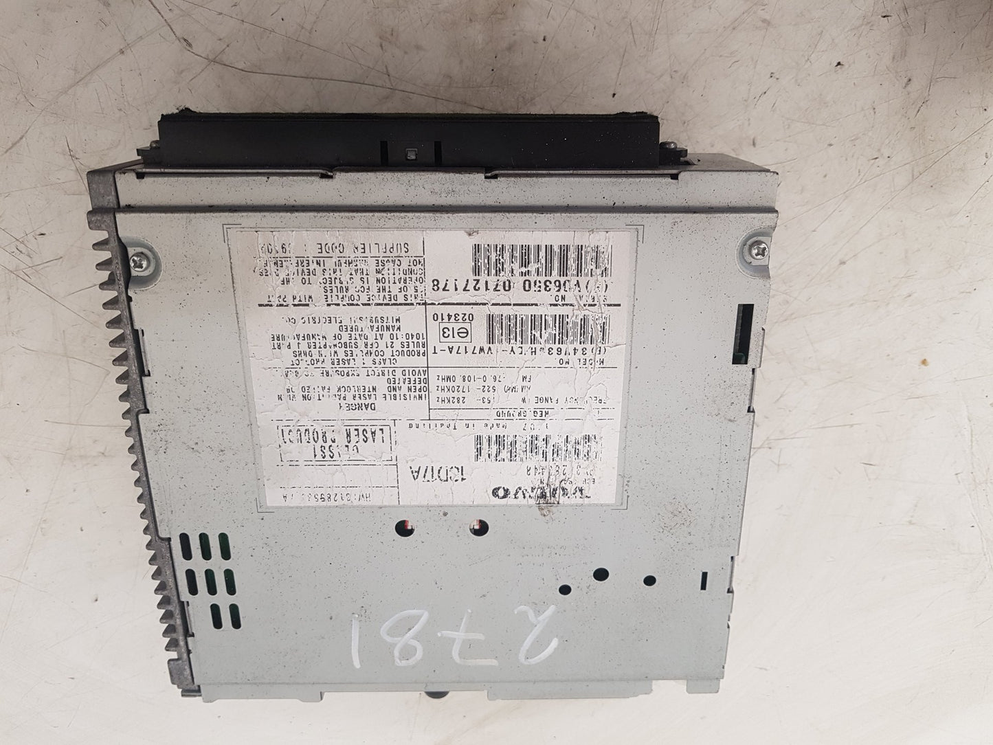 2005 - 2012 Volvo S40 Saloon CD Player 31285448
