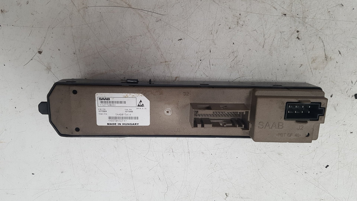 2007 - 2015 Saab 9-3 Estate Right Front Window Switch 12772024