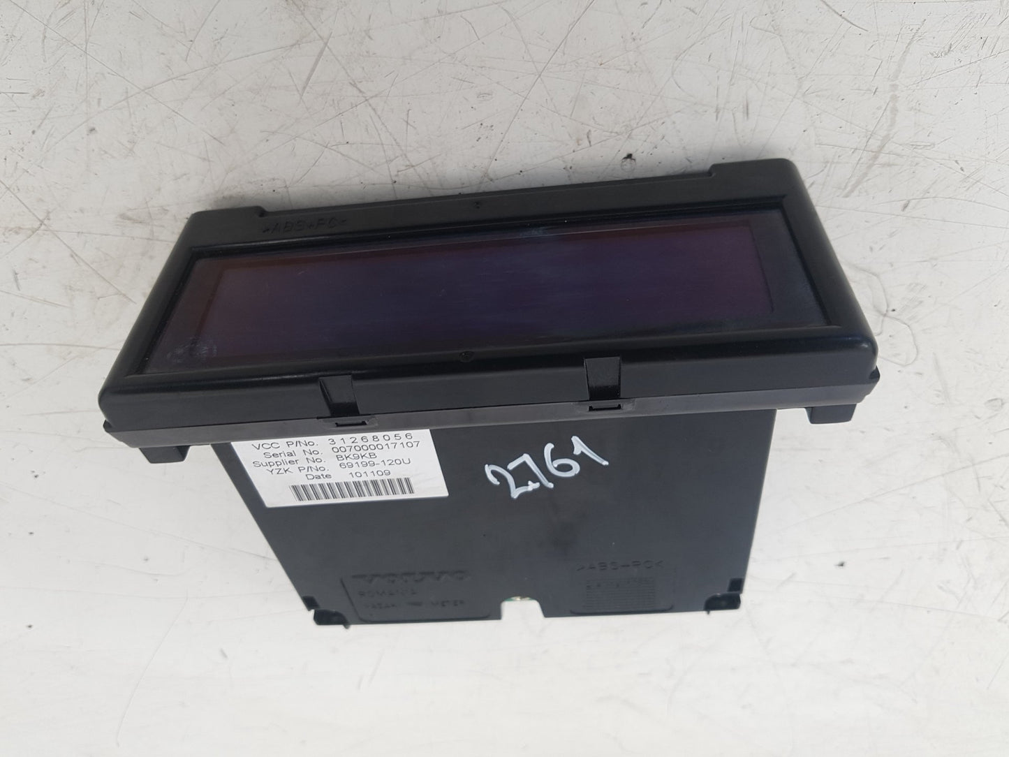 2006 - 2010 Volvo C70 INFOTAINMENT CONTROL MODULE (ICM) 31268056