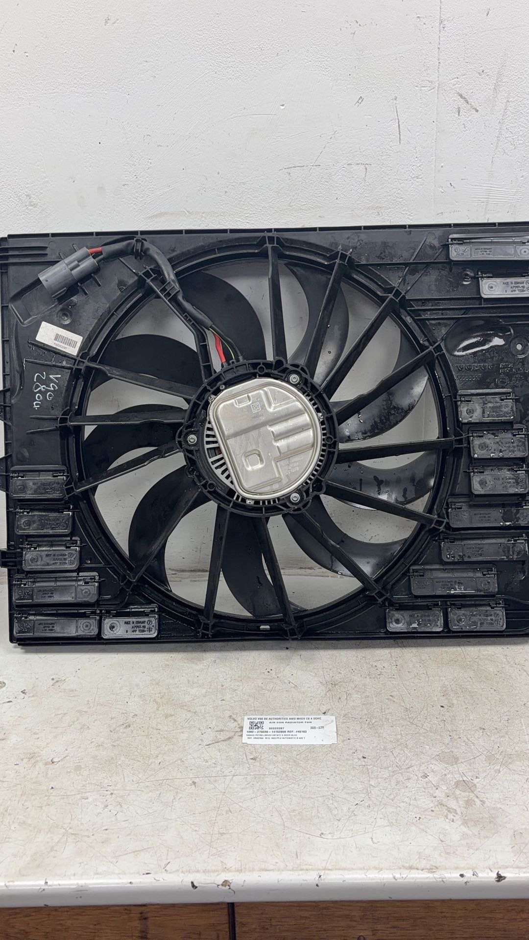2017 - 2025 Volvo V90 235, 236 Estate A/C Fan Motor 32222287