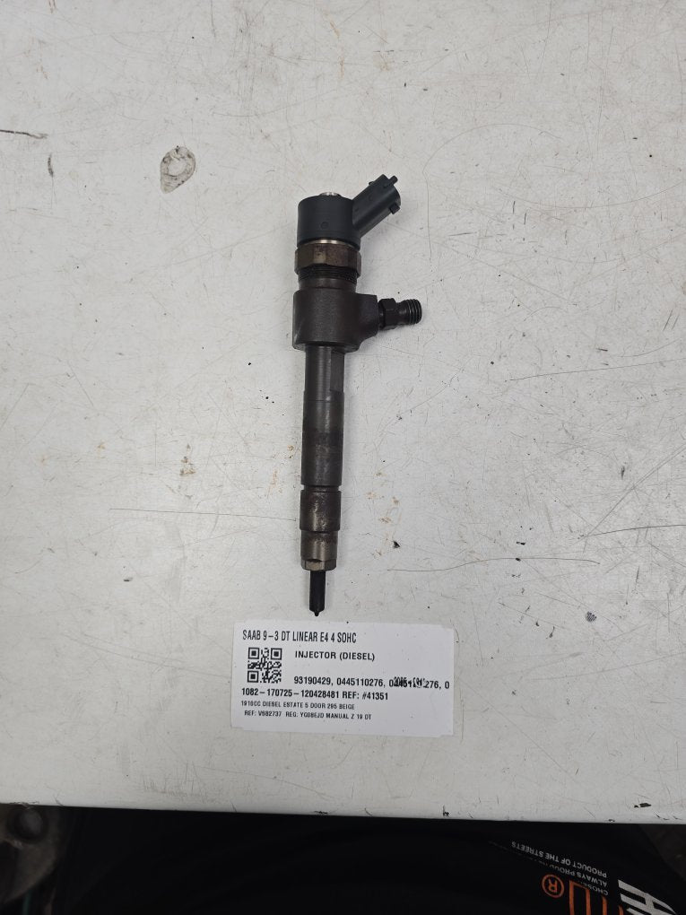 2005 - 2012 Saab 9-3 Estate Fuel Injector 93190429