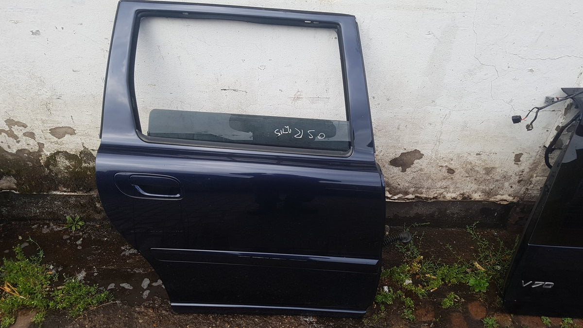 2001-2007 Volvo V70 Rear Right Driver Door Complete 467 Magic Blue Pearl 30649494