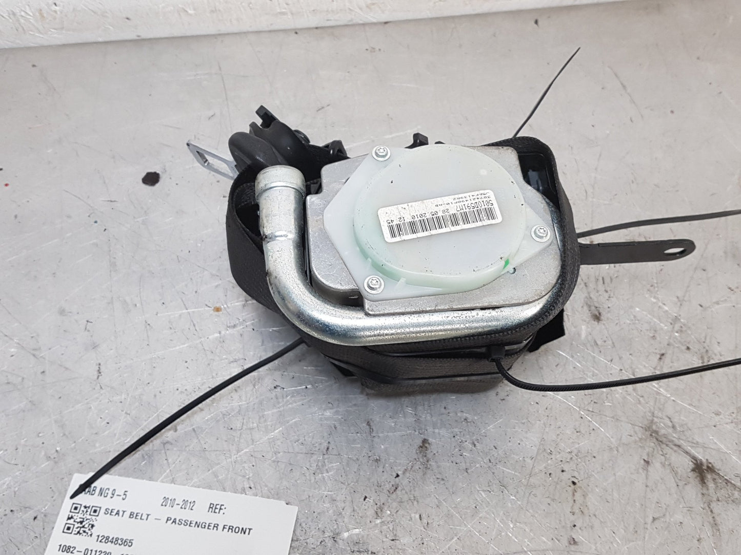 2010 - 2012 Saab 95 Saloon Left Front Seat Belt 12848365