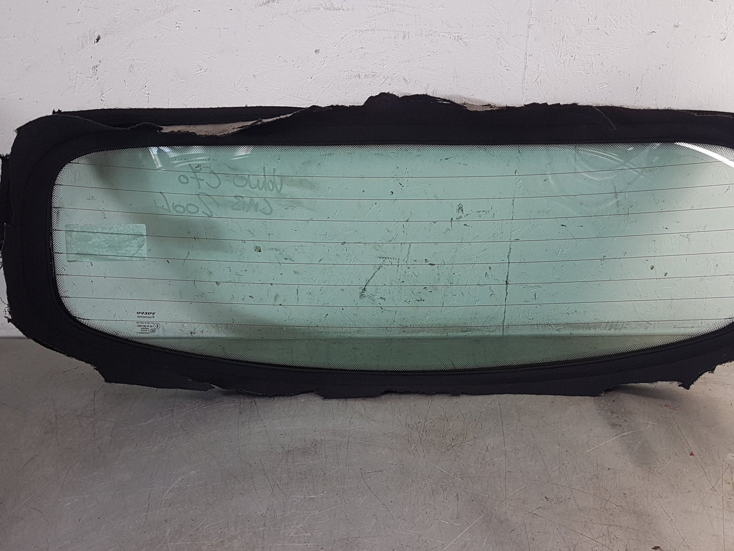 1999 - 2005 Volvo C70 Convertible REAR SCREEN (SOFT TOP)