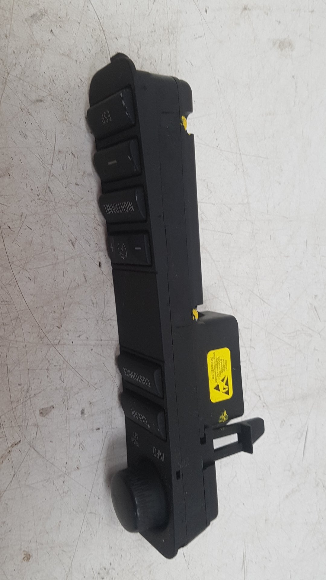 2003 - 2006 Saab 9-3 Saloon NIGHT PANEL SWITCH 12792588JD