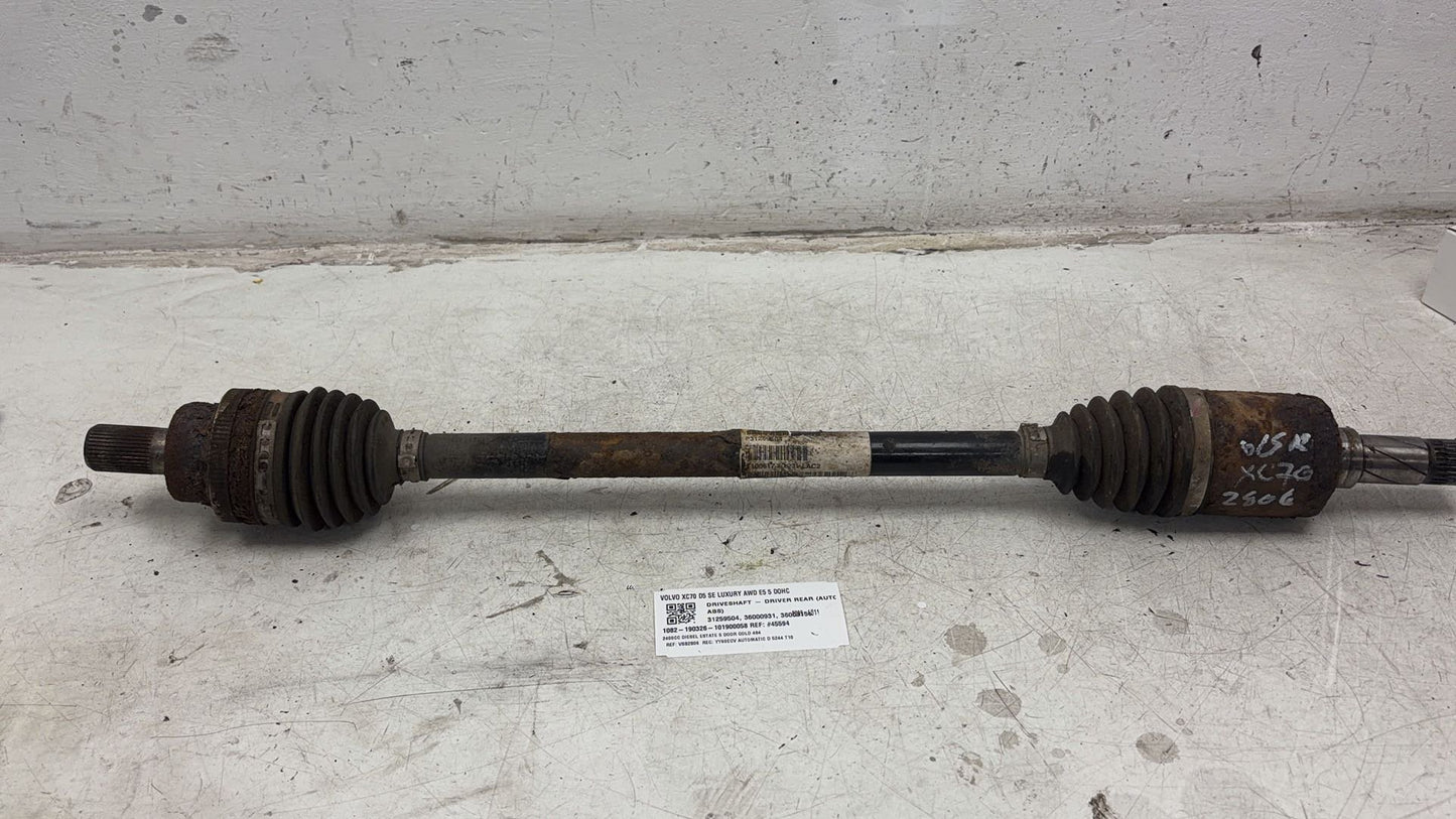 2010 Volvo XC70 Estate Right Rear Drive Axle 31259504