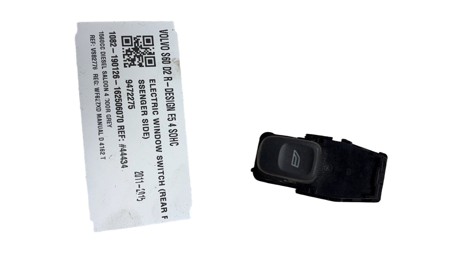 2010-2013 Volvo S60 Left Rear Passenger Window Switch 9472275
