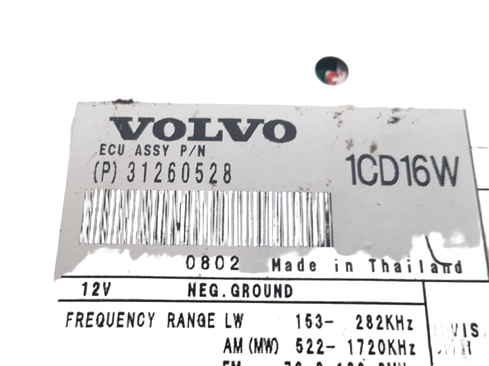 Volvo C70 CD Player 2006-2012 31260528 12M Warranty