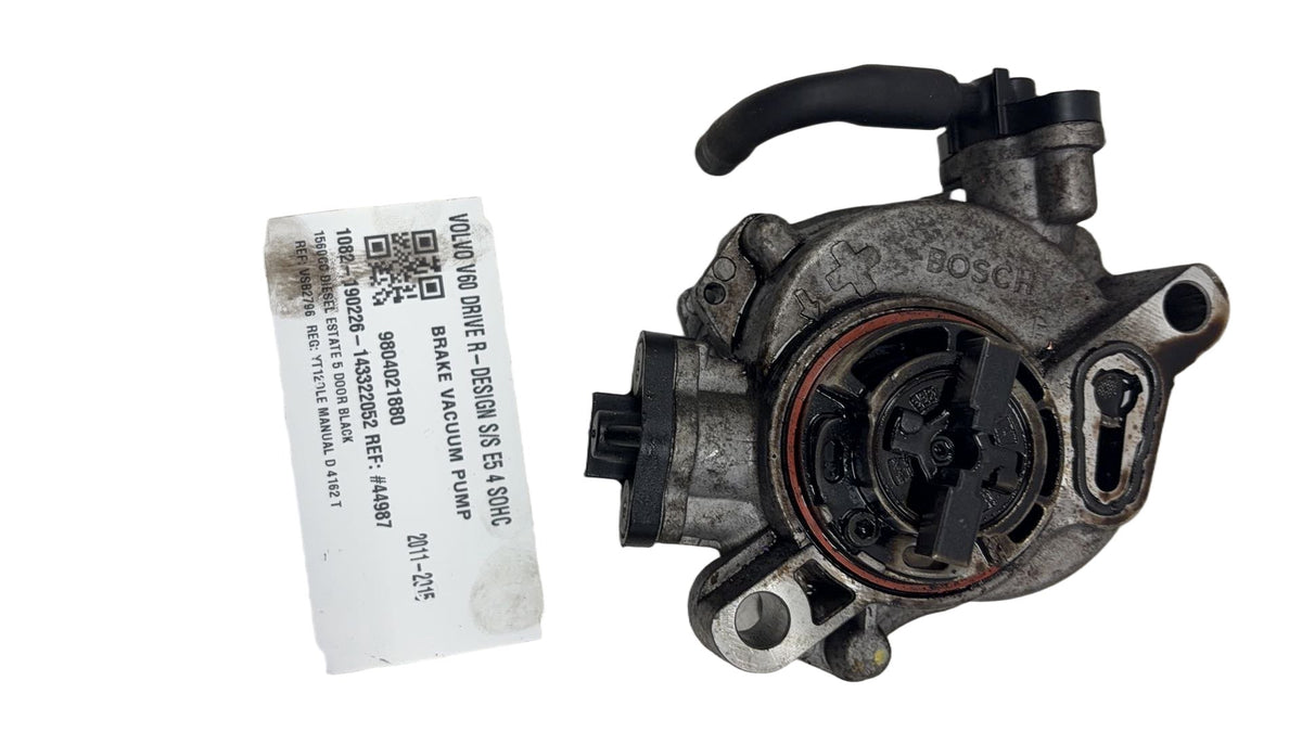 Volvo V60 Brake Vacuum Pump 2011-2015 9804021880 12M Warranty
