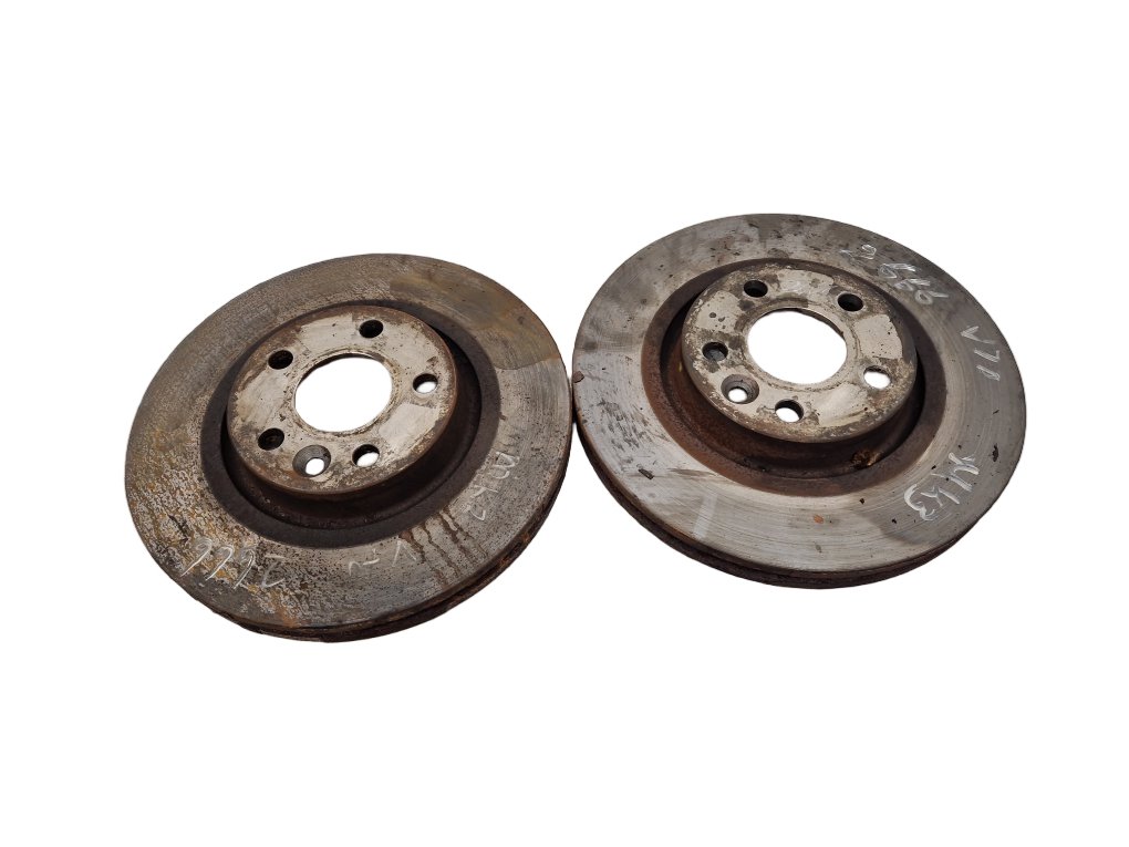 2007-2010 Volvo V70 Vented Front Brake Discs Pair D5244T5