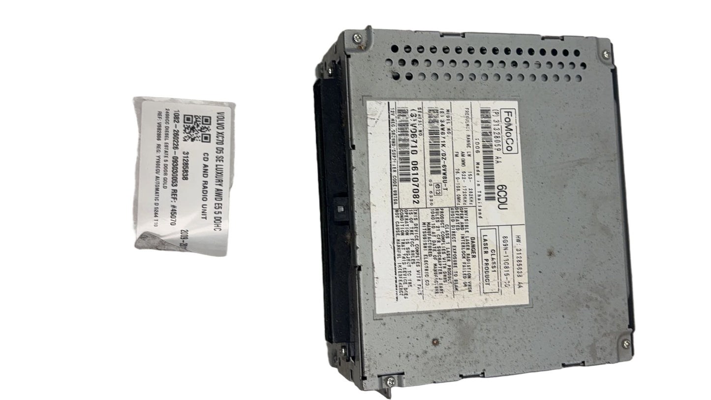 2008 - 2016 Volvo XC70 III 136 Station Wagon CD AND RADIO UNIT 31285838
