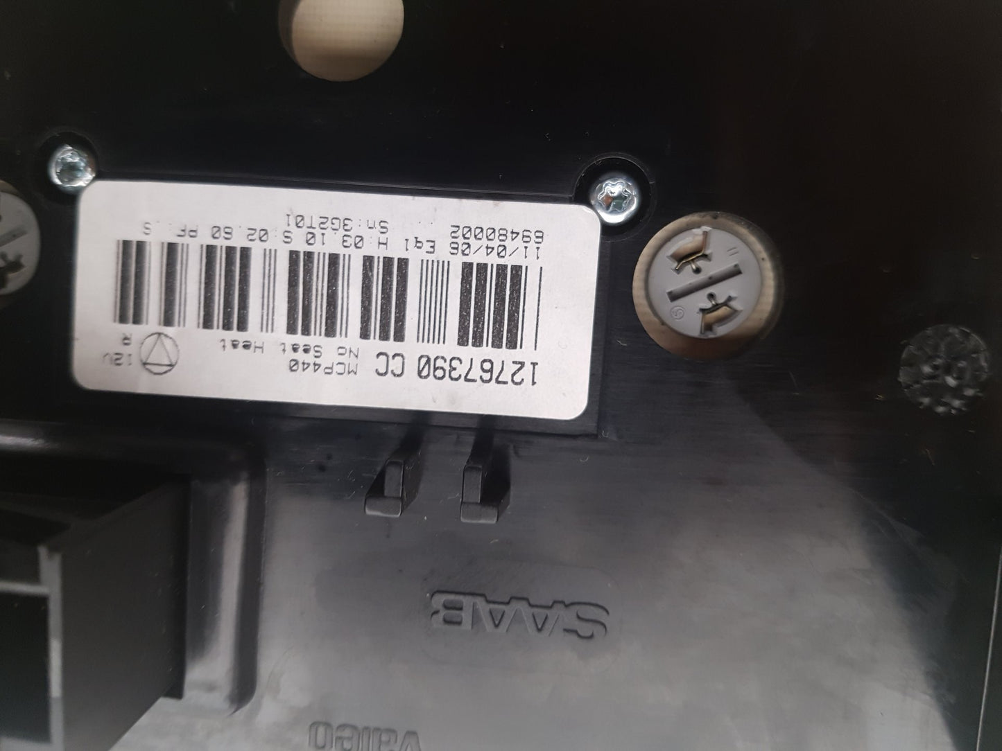 2004 Saab 9-3 Aero Climate Control Panel 12767390