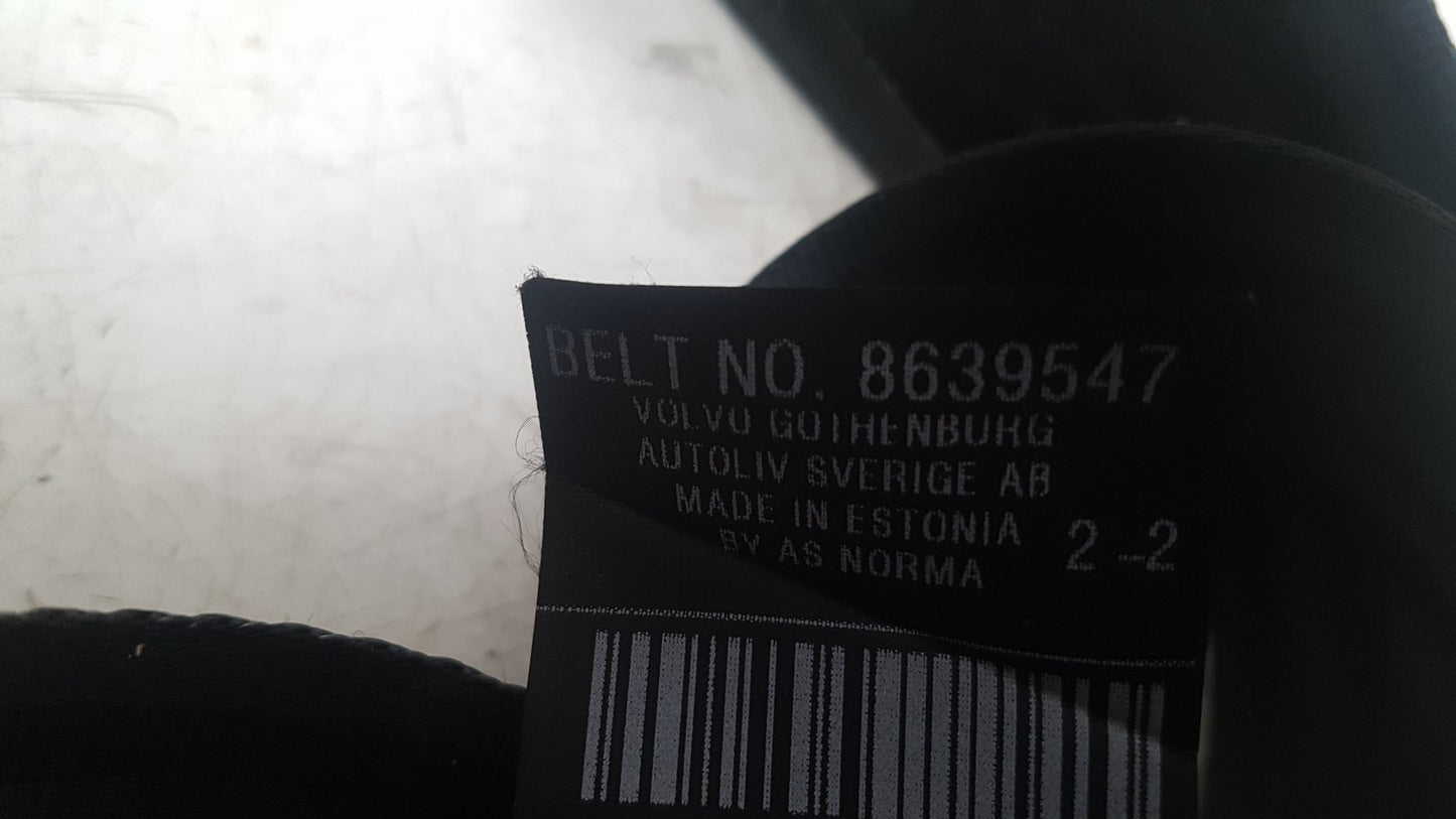 2004 - 2010 Volvo S40 Saloon Left Rear Seat Belt 8639547