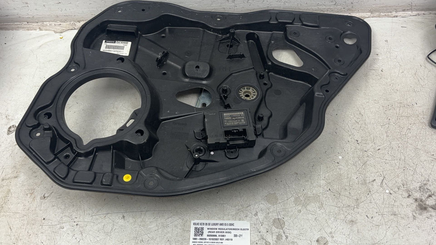 2010 Volvo XC70 Estate Right Rear Window Regulator/Motor 30250999