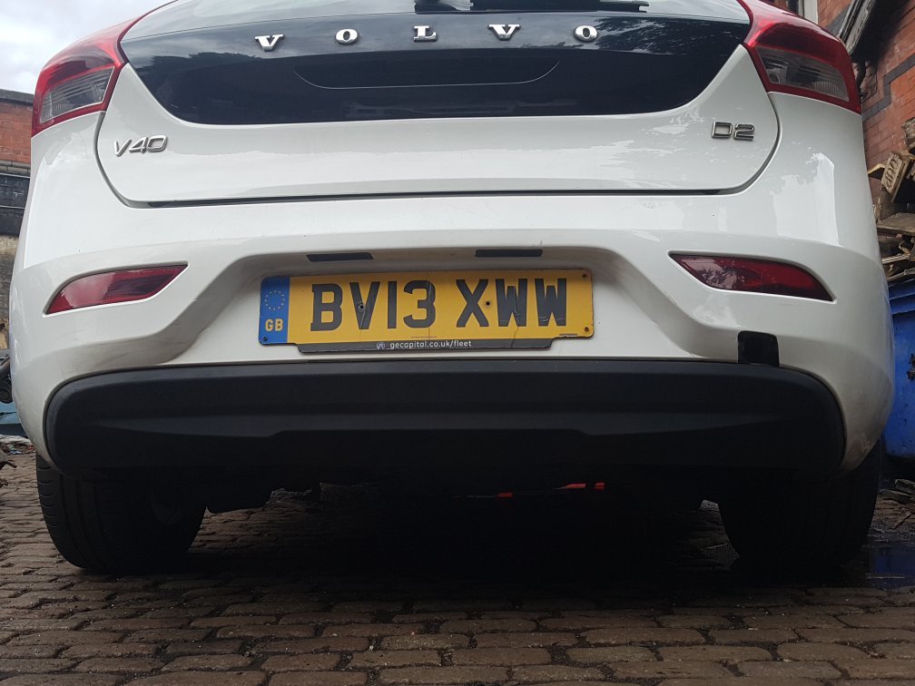 2012 - 2016 Volvo V40 Hatchback Rear Bumper