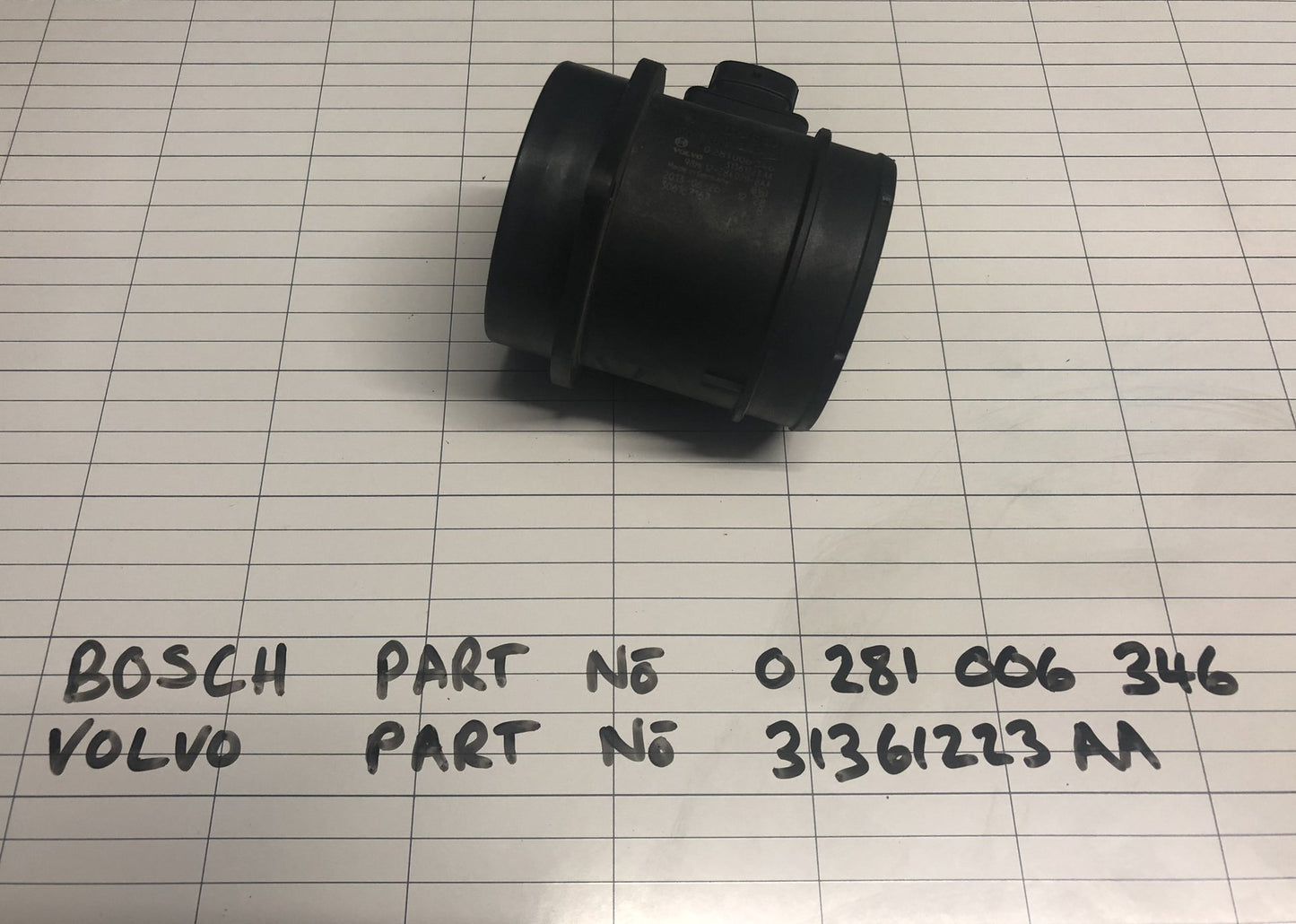 2004 - 2009 Volvo S40 Air Flow Meter 0281006346