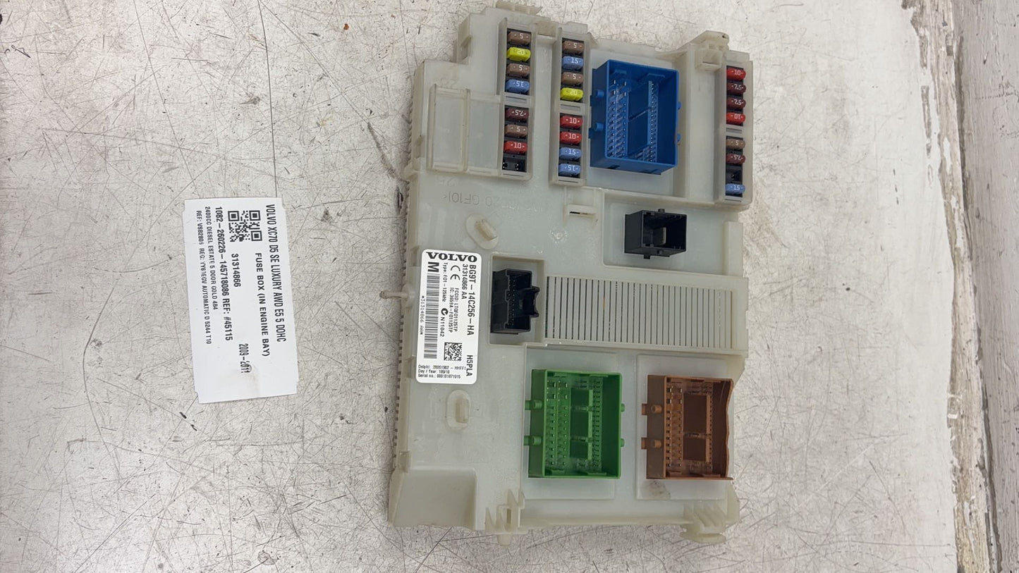 2010 Volvo XC70 Estate Engine Fuse Box 31314866