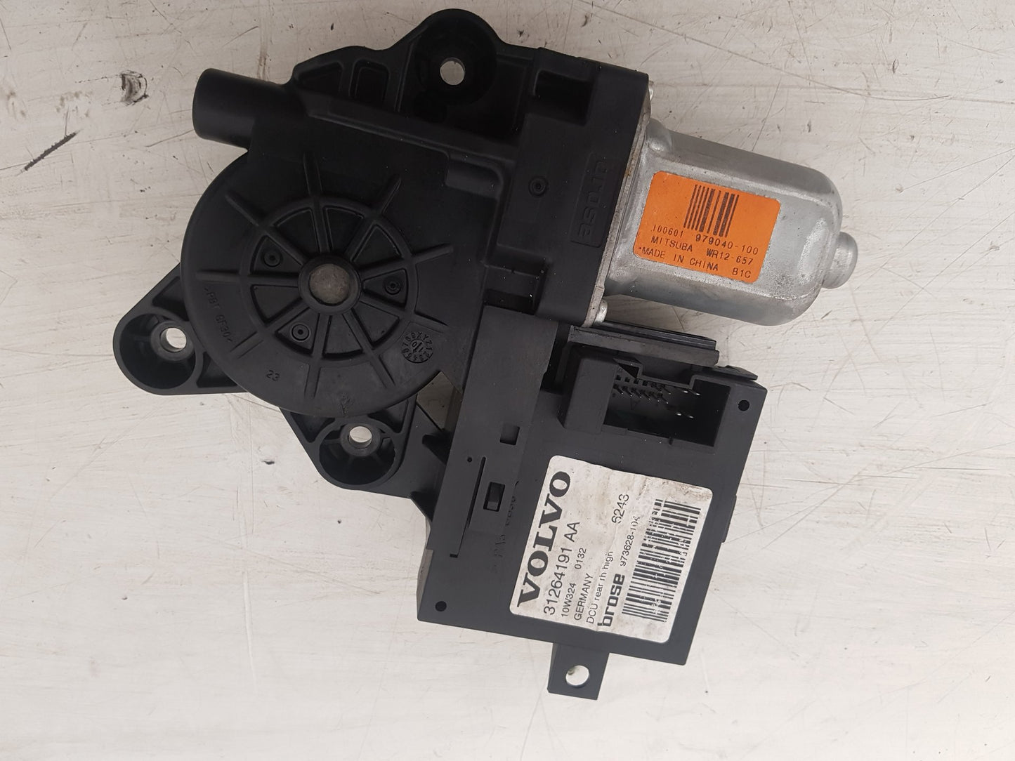 2005 - 2012 Volvo S40 Saloon WINDOW REG MOTOR (DRIVER SIDE REAR) 31264191AA