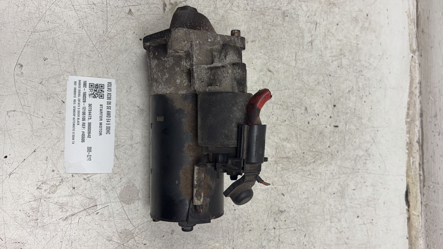 2005 - 2012 Xc90 D5 Se Awd E4 5 Dohc Estate Starter Motor 30724473